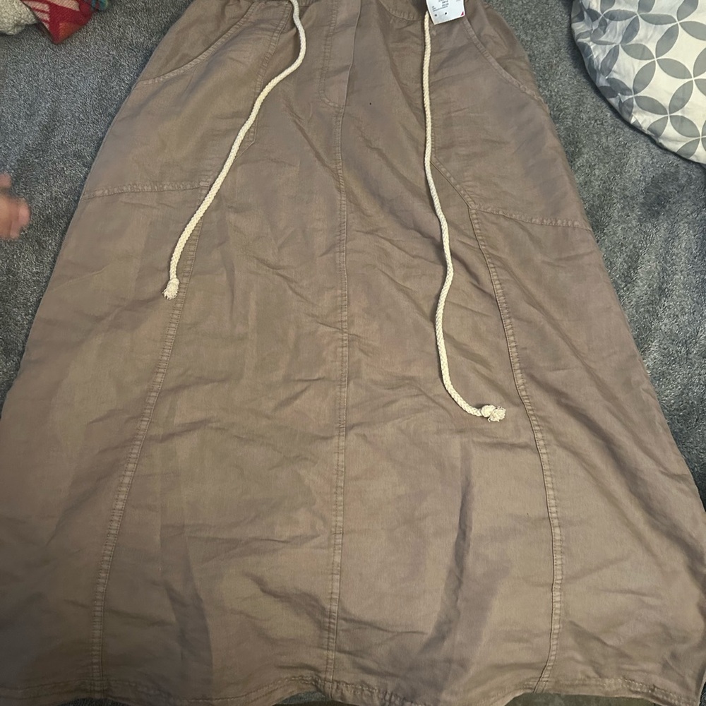 Casual Tan Skirt